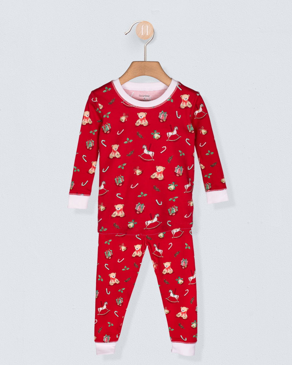 Pima Red Christmas 2-Piece Pajama