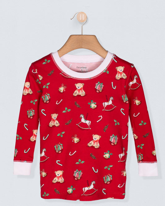 Pima Red Christmas 2-Piece Pajama