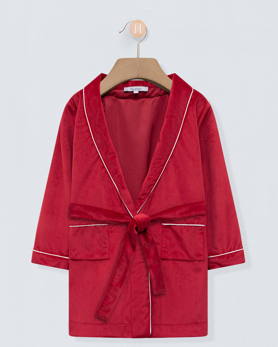Robe French Red Velvet