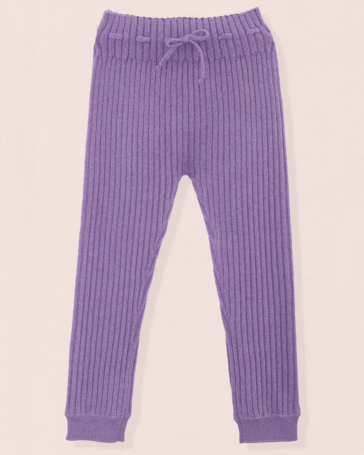Cashmere Ribbed Lavender Legging - Legging