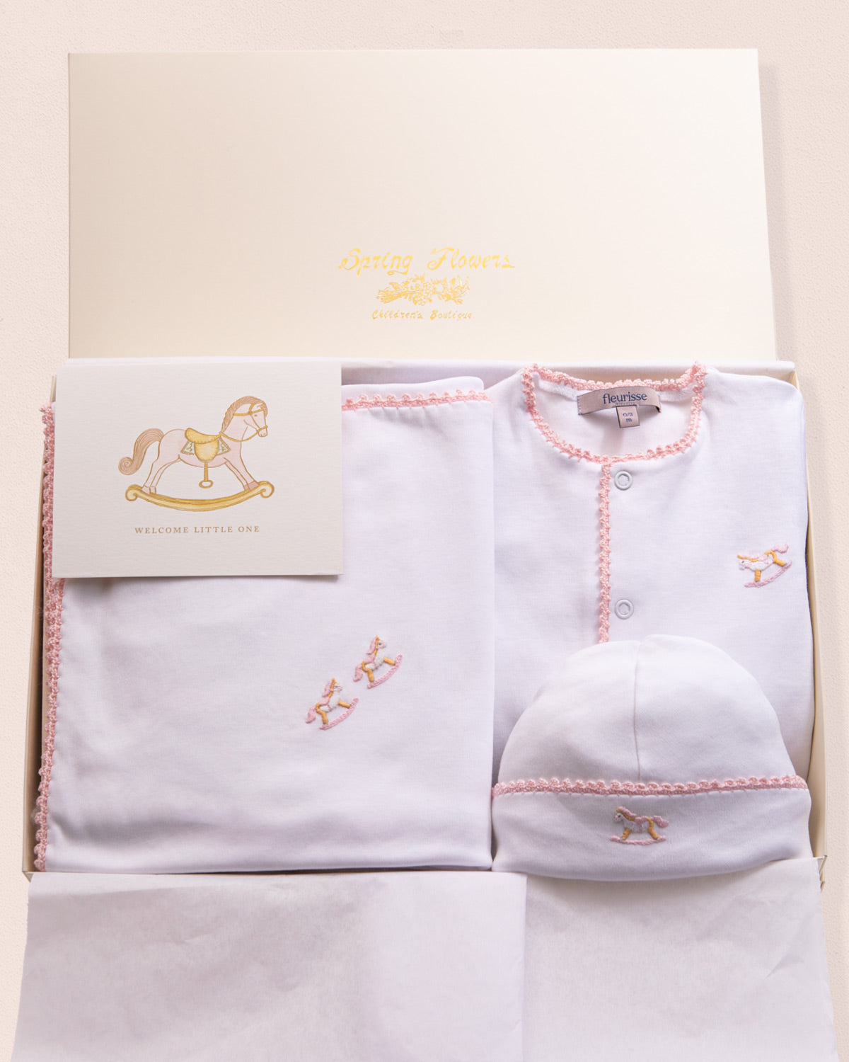 Baby Pima Embroidered Rocking Horse Bundle - Bundle