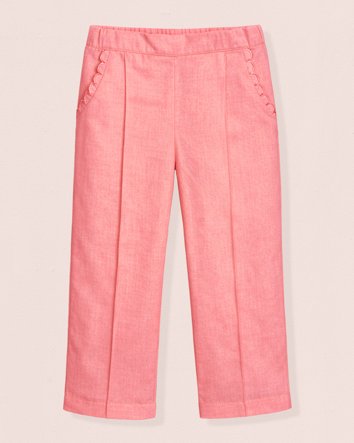Ruby Rose Pink Linen Pull-On Pant
