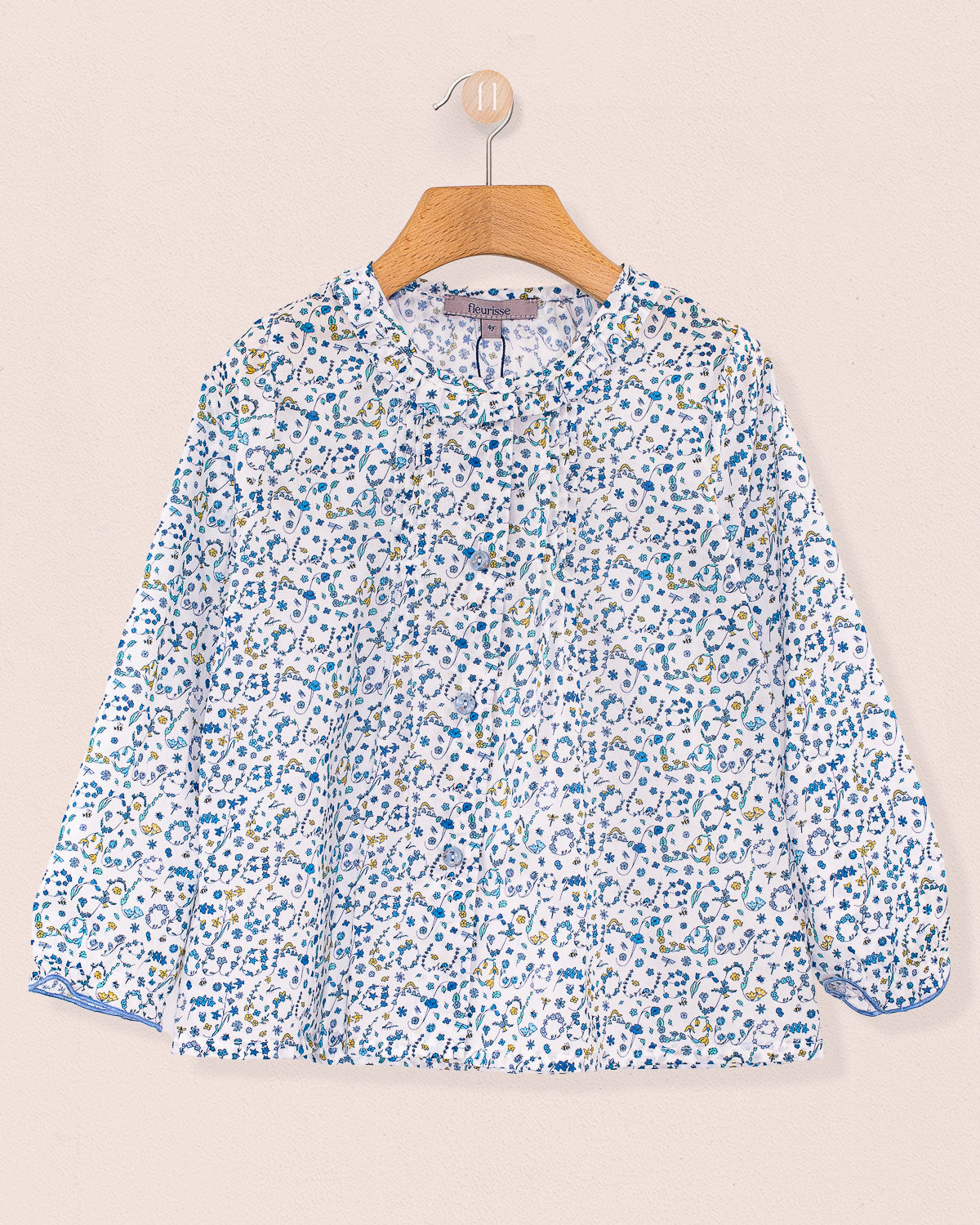 Ruffle Tunic Liberty Brit Blue - Tunic
