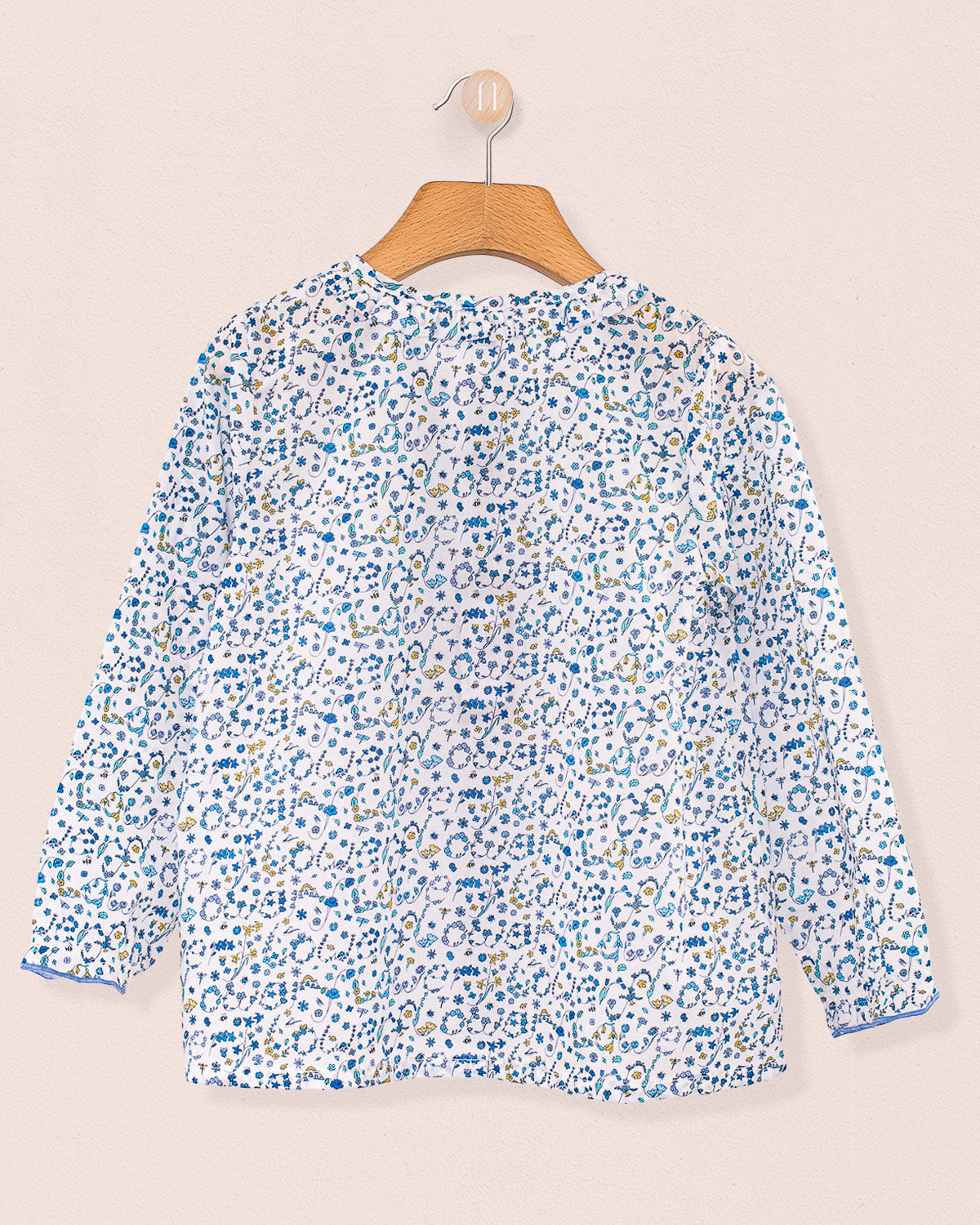 Ruffle Tunic Liberty Brit Blue - Tunic
