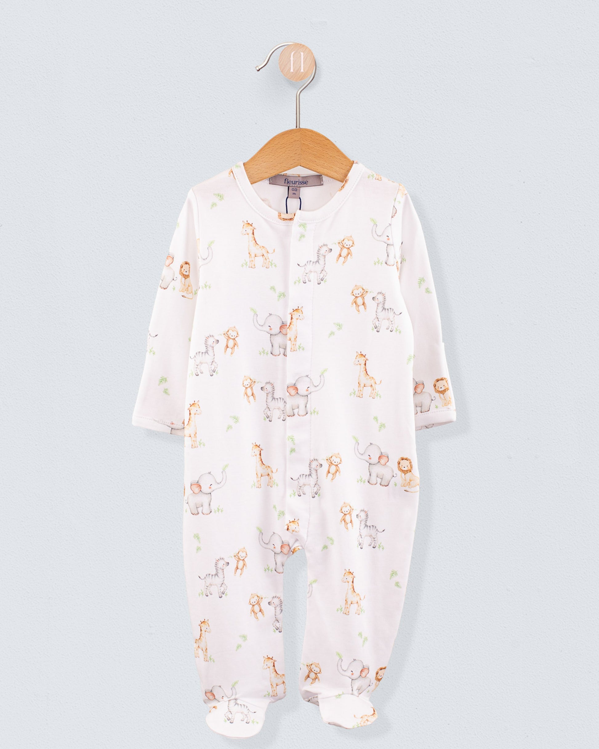 Pima Safari Animals Stretchie - Stretchie