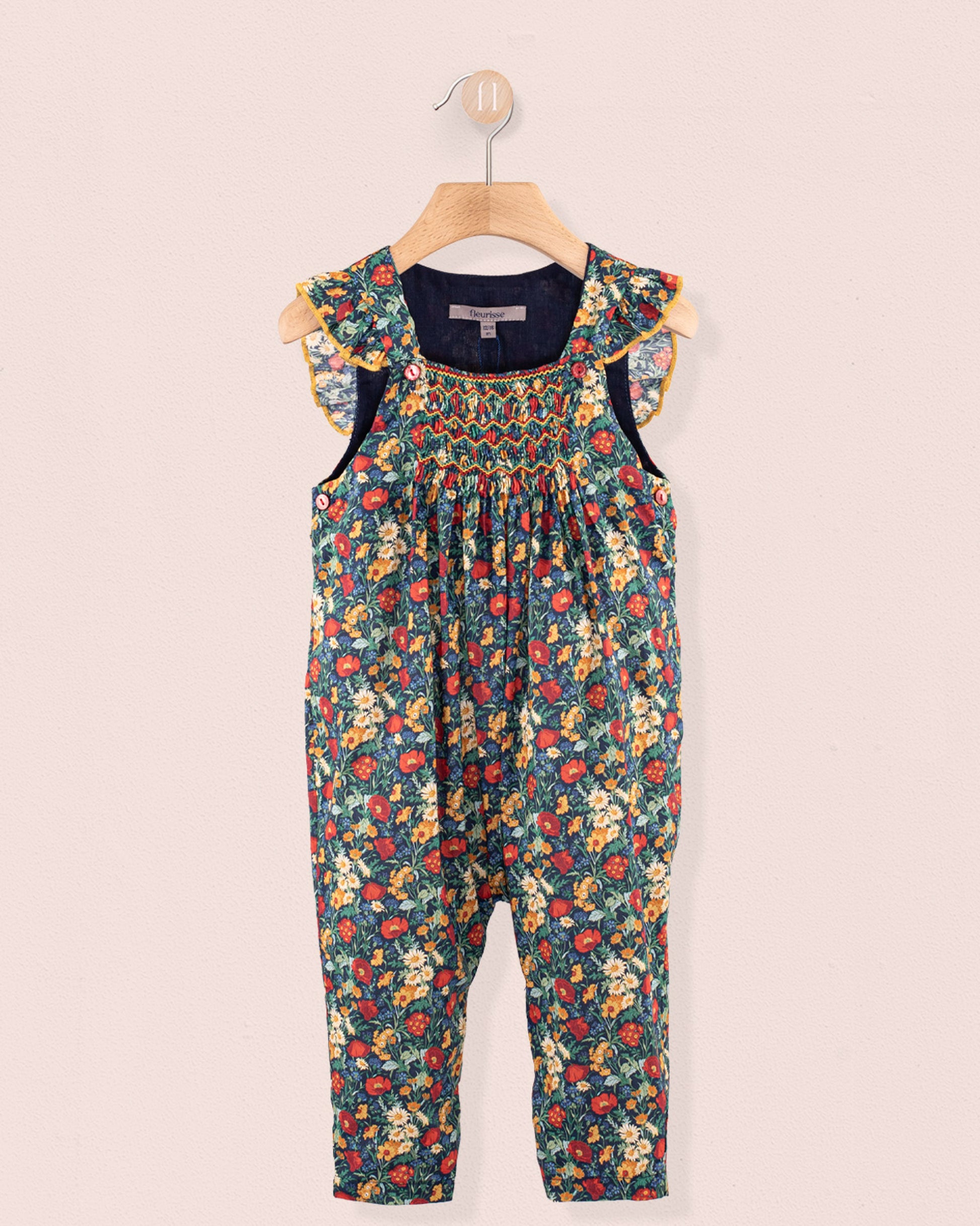 Samantha Liberty Florence Forest Overall - Romper