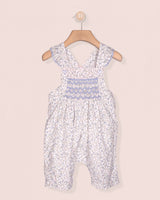 Sandrine Delicate Blue Floral Romper