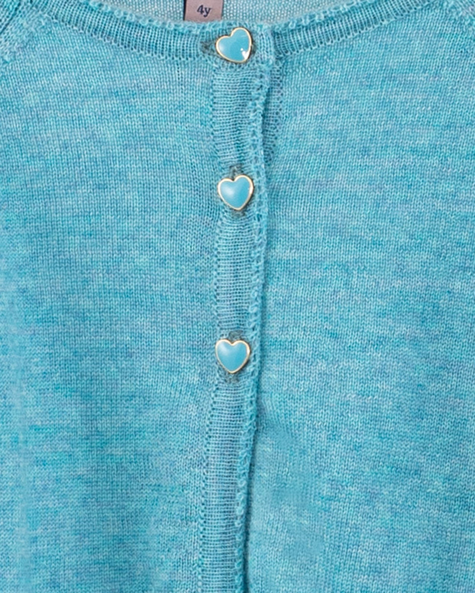 Serena Teal Wool Bolero - Cardigan