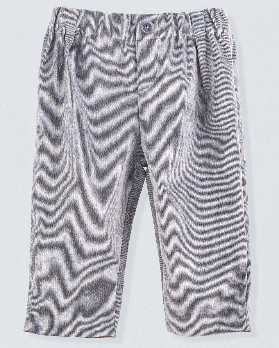Mattia French Slate Corduroy Pant