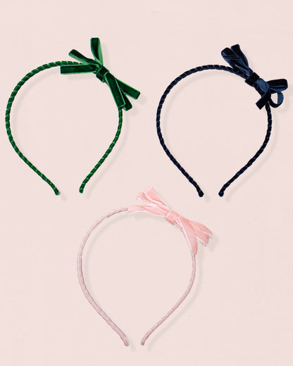 Velvet Headband Thin - Hairbow