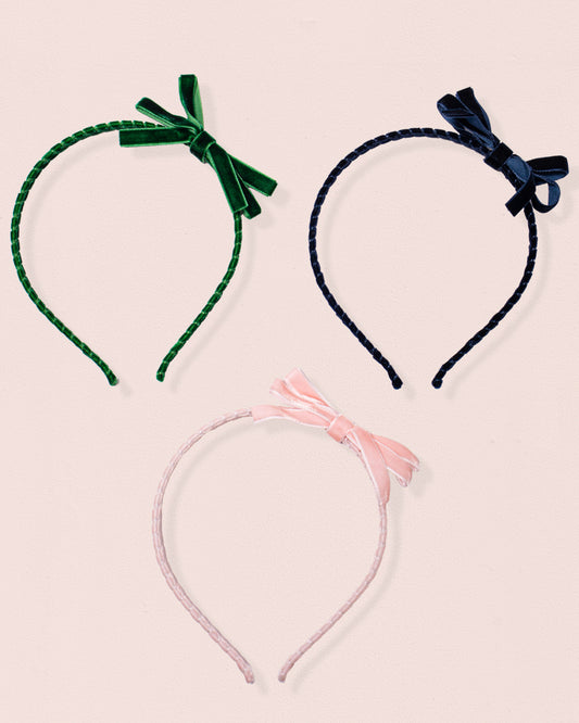Velvet Headband Thin - Hairbow