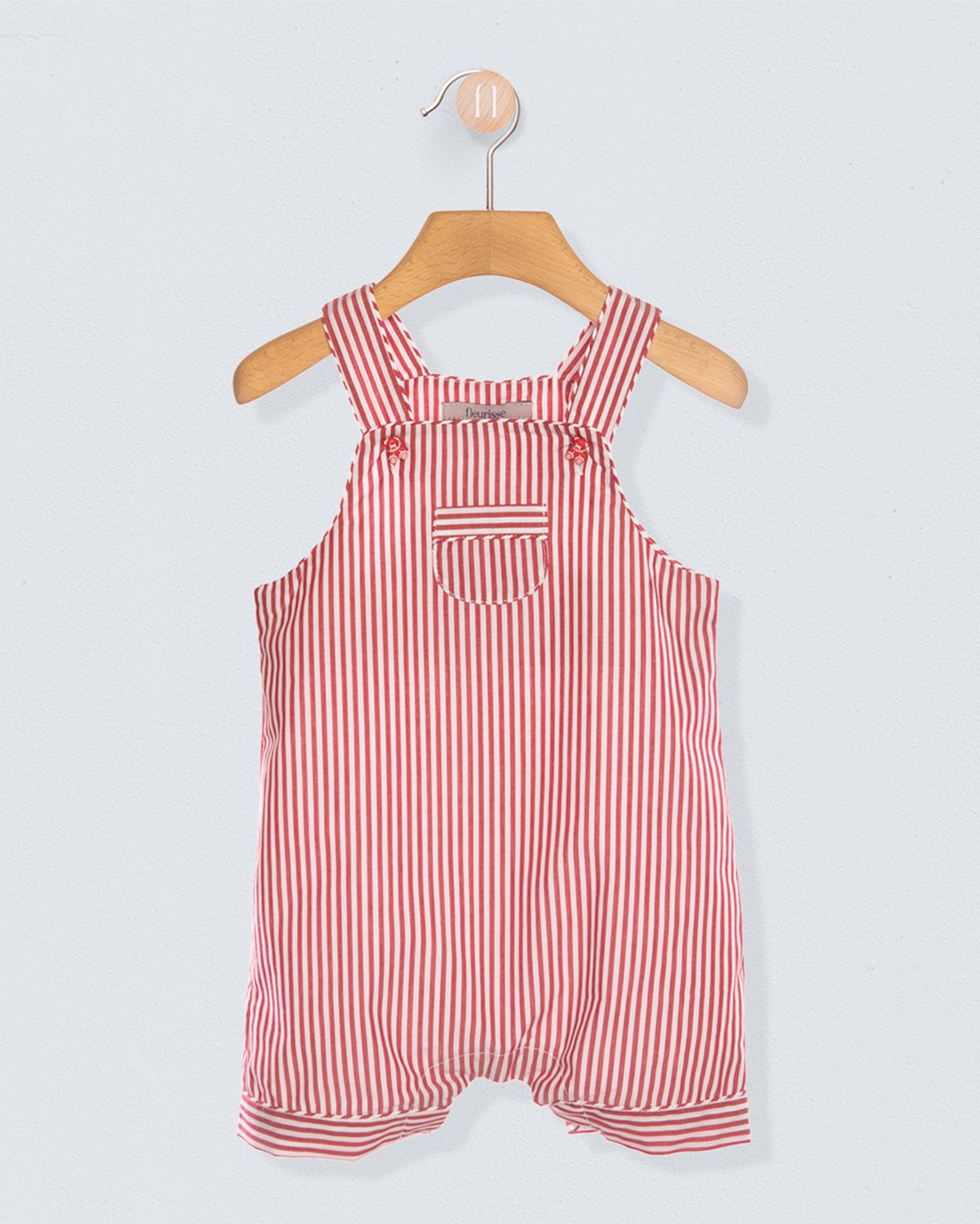 Starboard Red Thin Stripe Shortall