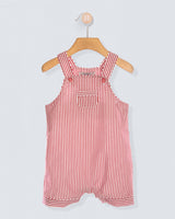 Starboard Red Thin Stripe Shortall