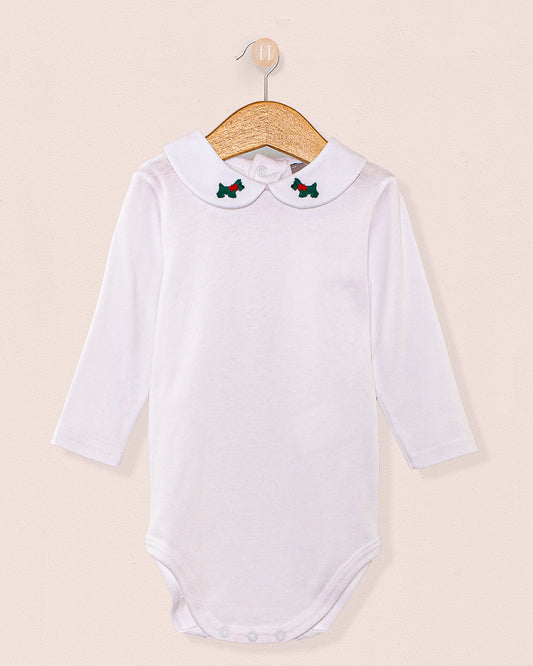 Onesie Italian Embroidered Scotty Green - Onesie