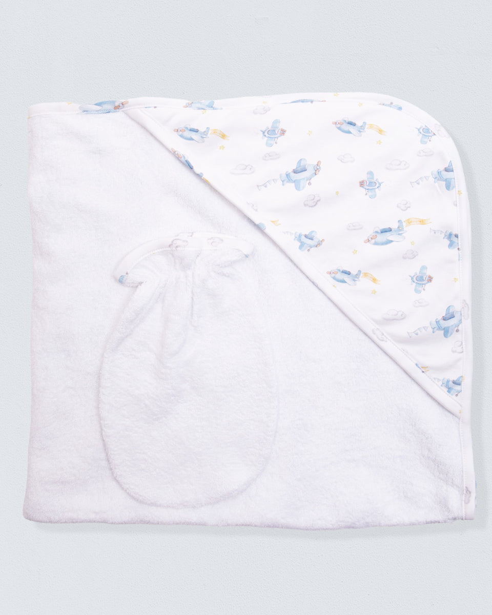 Pima Sky Adventure  Hooded Towel