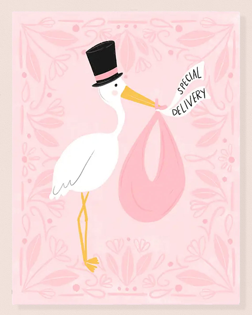 Special Delivery Pink Card