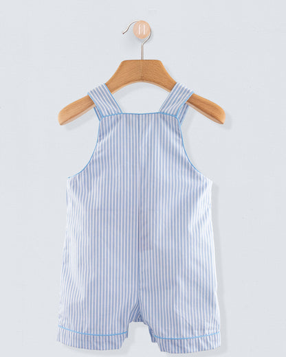 Starboard French Blue Stripe Shortall - Romper