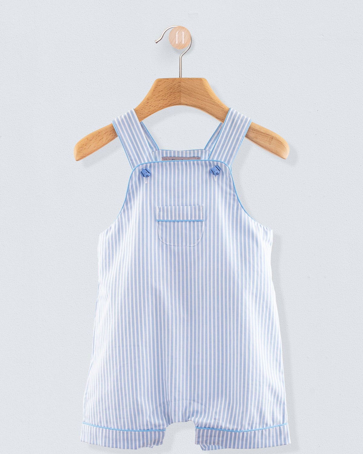 Starboard French Blue Stripe Shortall - Romper