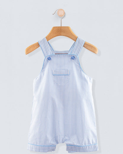 Starboard French Blue Stripe Shortall - Romper