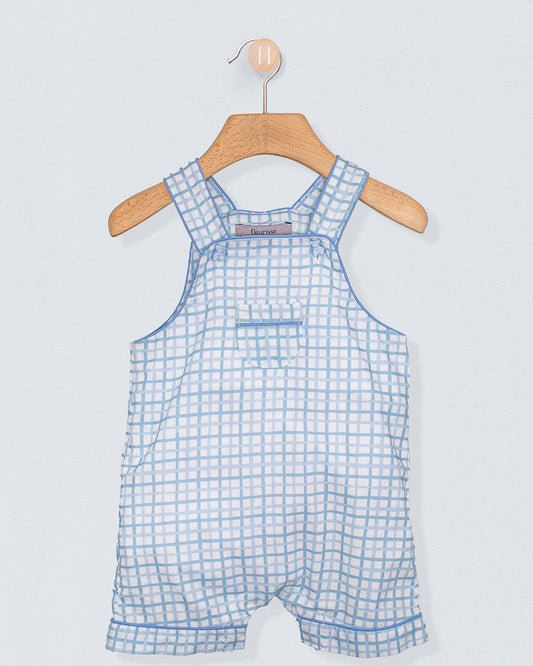 Starboard Light Blue Sketch Shortall - Romper