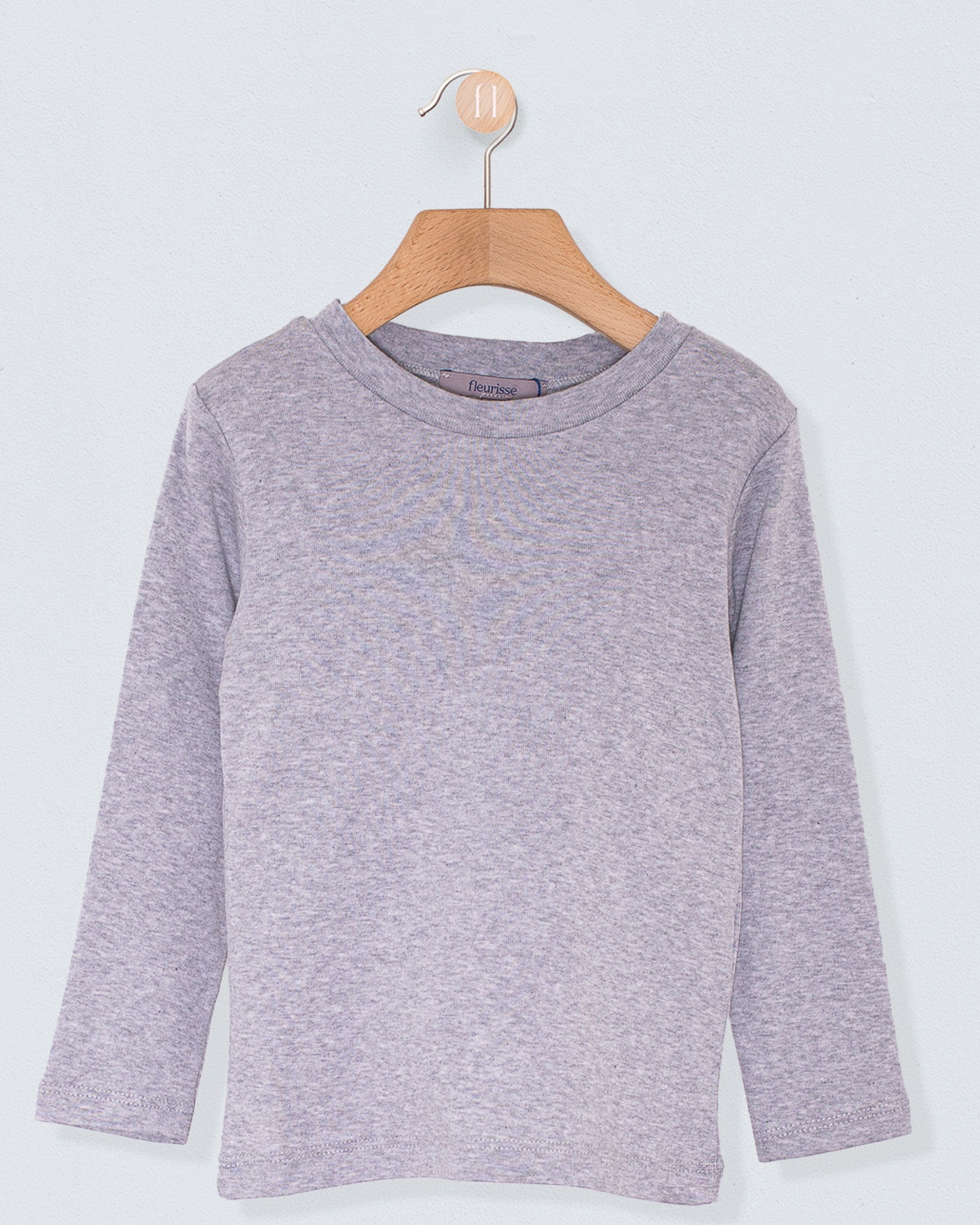 Theo Italian Brushed Grey T-Shirt - Shirt