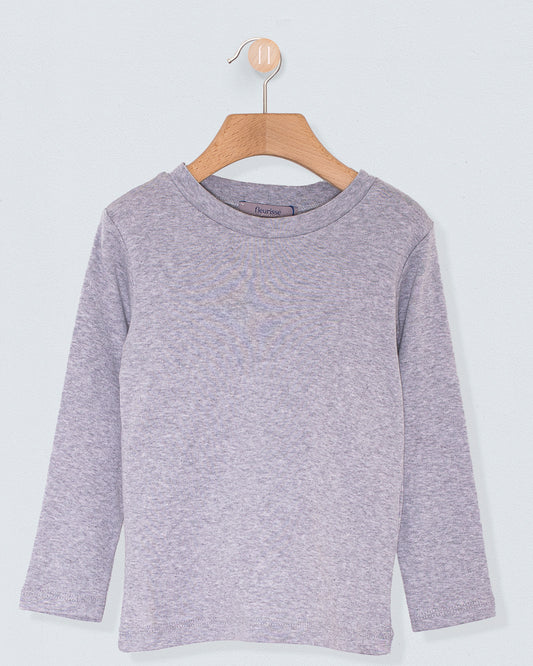 Theo Italian Brushed Grey T-Shirt - Shirt