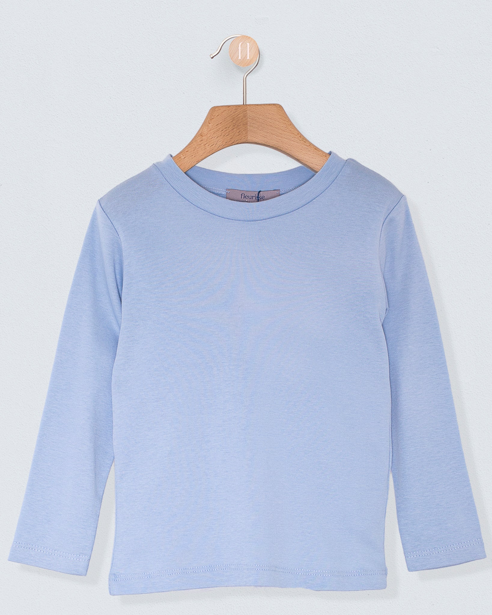 Theo Italian Brushed Light Blue T-Shirt - Shirt