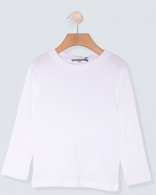 Theo Italian Brushed White T-Shirt - Shirt