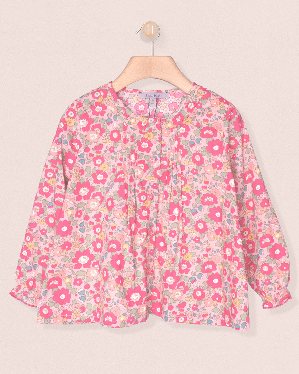 Ruffle Tunic Liberty Betsy Meadow Rose