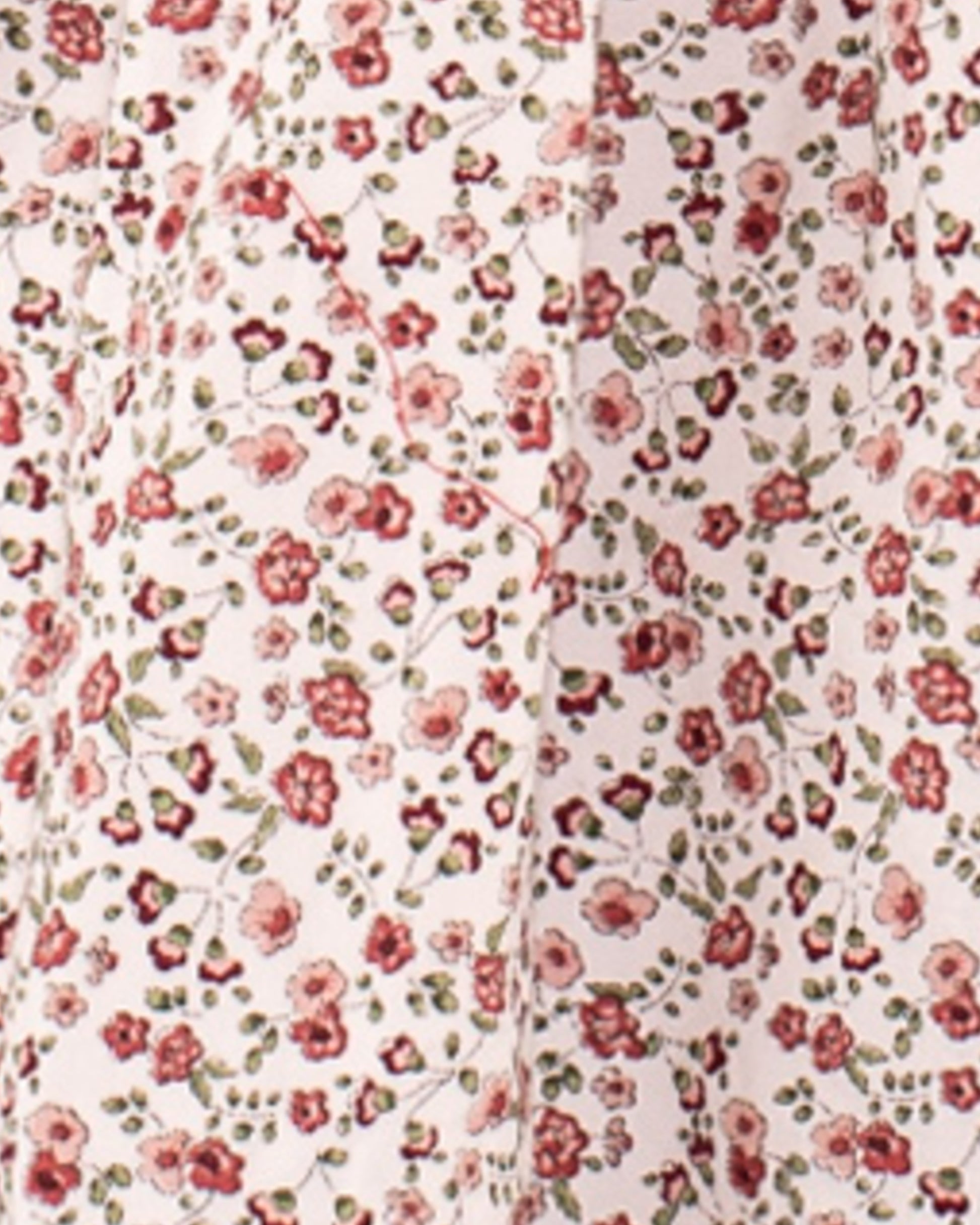 Valentina Belina Burgundy Floral Smock - Smocked Dress