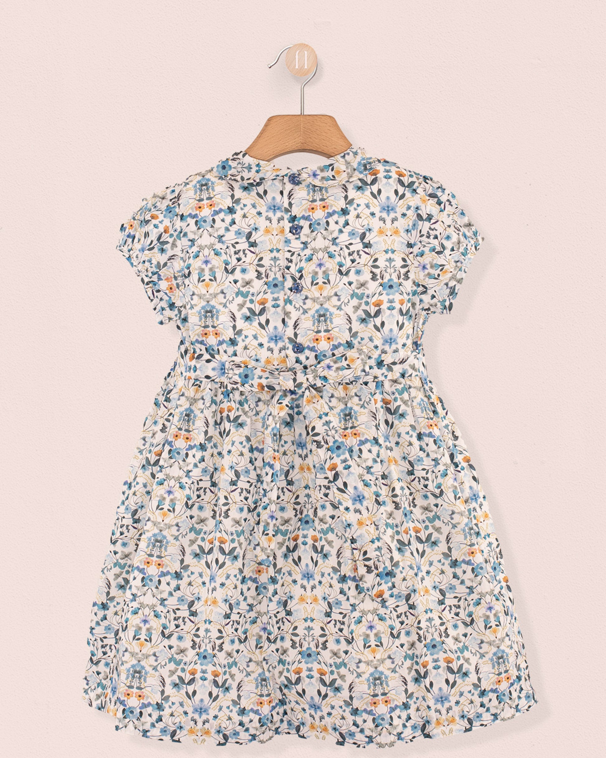 Violette Liberty Aurora Blue - Smocked Dress