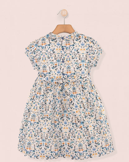 Violette Liberty Aurora Blue - Smocked Dress