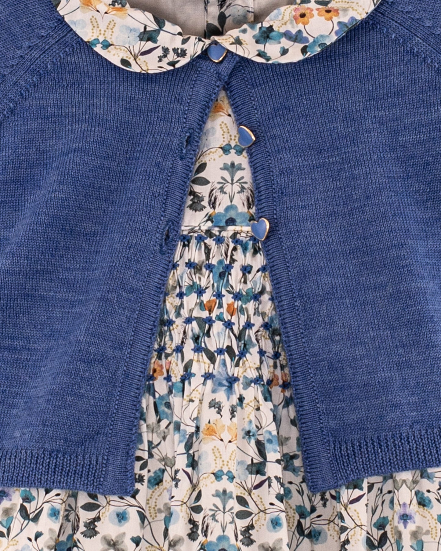 Violette Liberty Aurora Blue - Smocked Dress