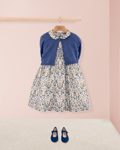 Violette Liberty Aurora Blue - Smocked Dress