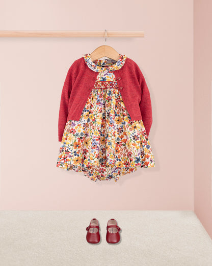 Baby Victoria Liberty Dreams of Coral Set - Baby Dress