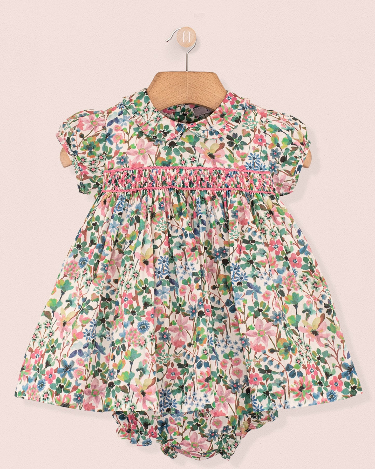 Baby Victoria Liberty Dreams of Green Set - Baby Dress