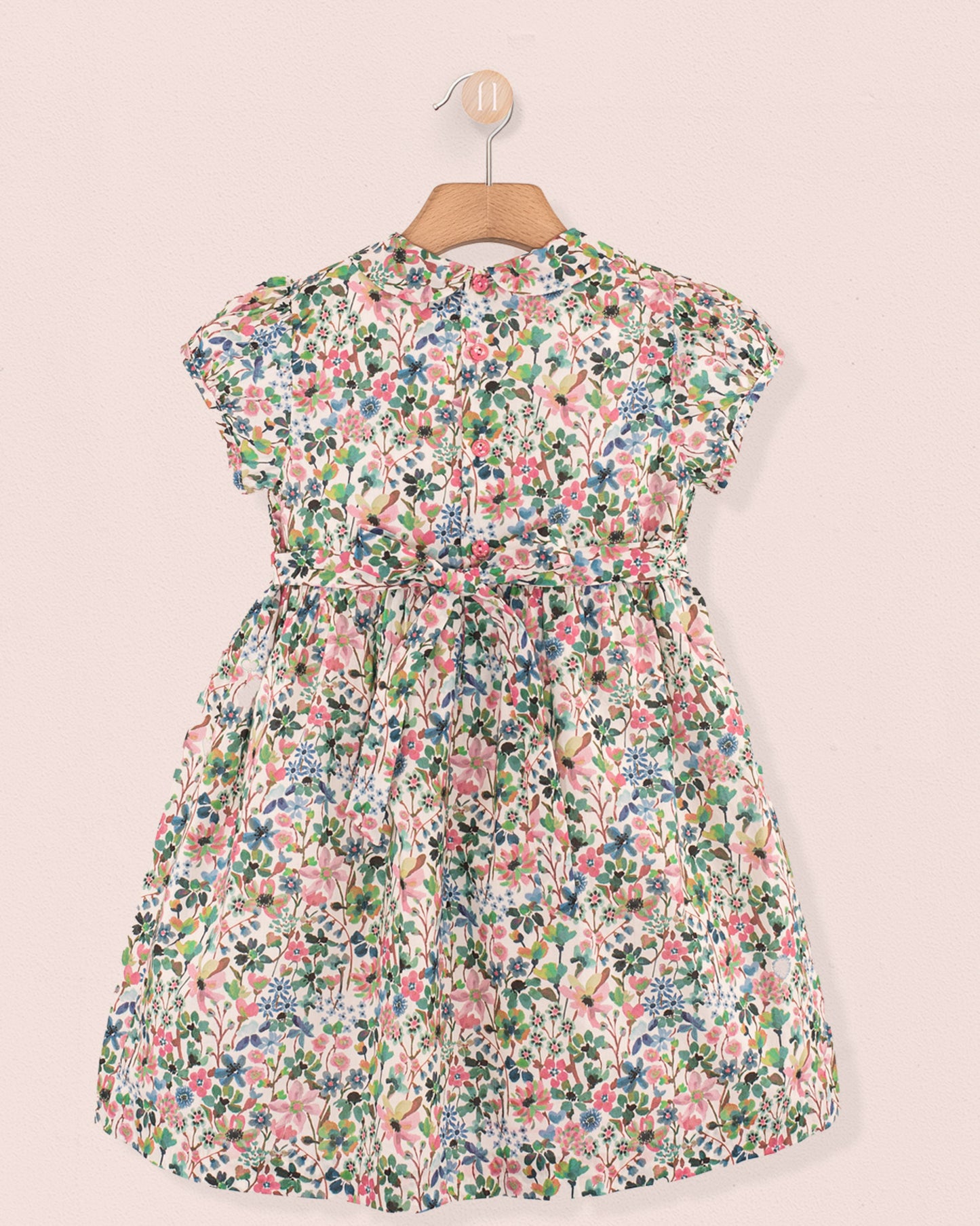 Violette Liberty Dreams of Summer Green - Smocked Dress