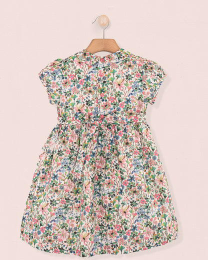 Violette Liberty Dreams of Summer Green - Smocked Dress