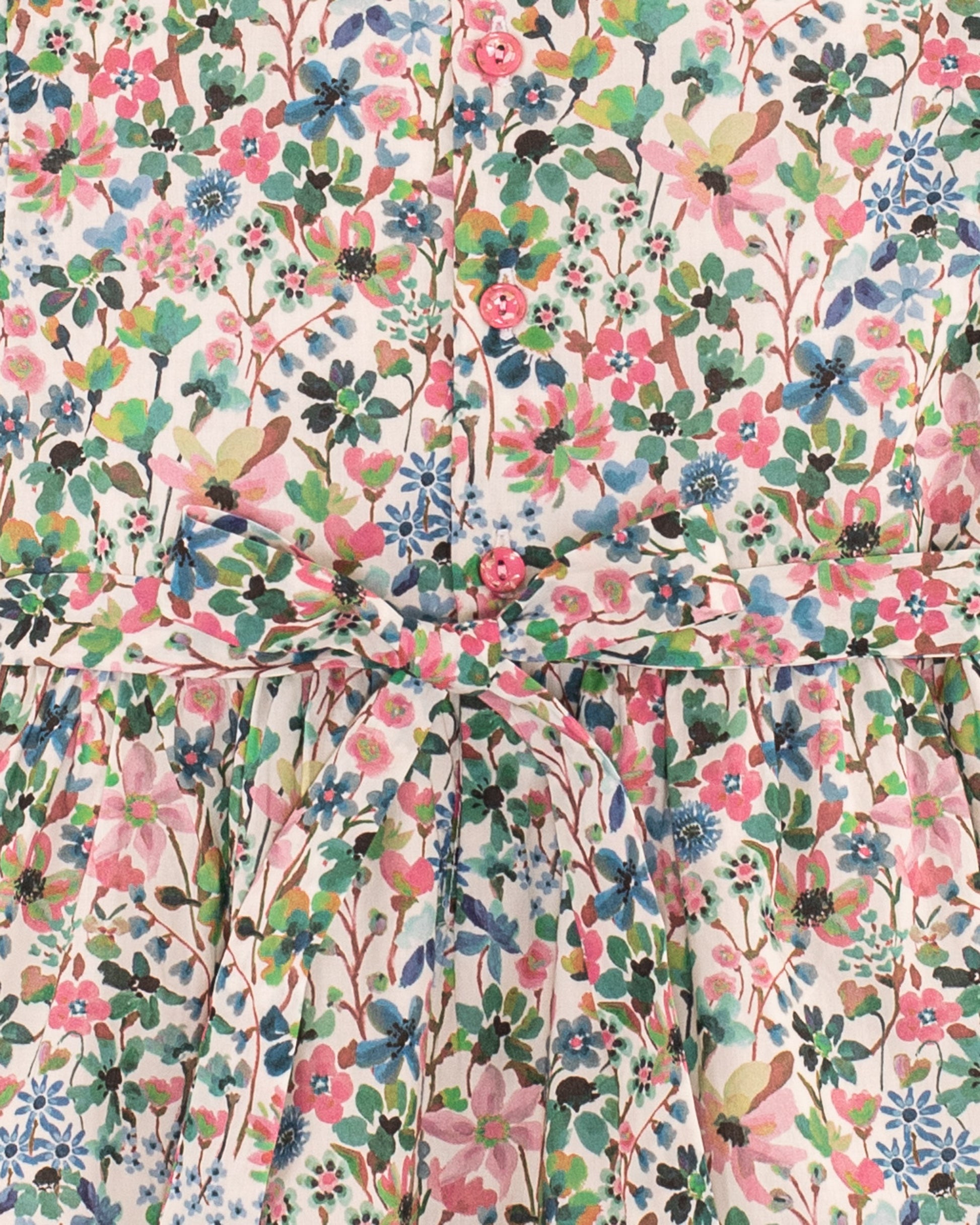 Violette Liberty Dreams of Summer Green - Smocked Dress