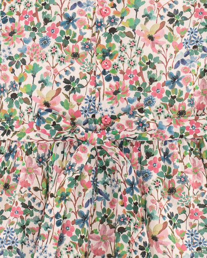 Violette Liberty Dreams of Summer Green - Smocked Dress