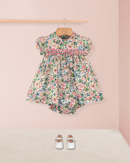 Baby Victoria Liberty Dreams of Green Set - Baby Dress