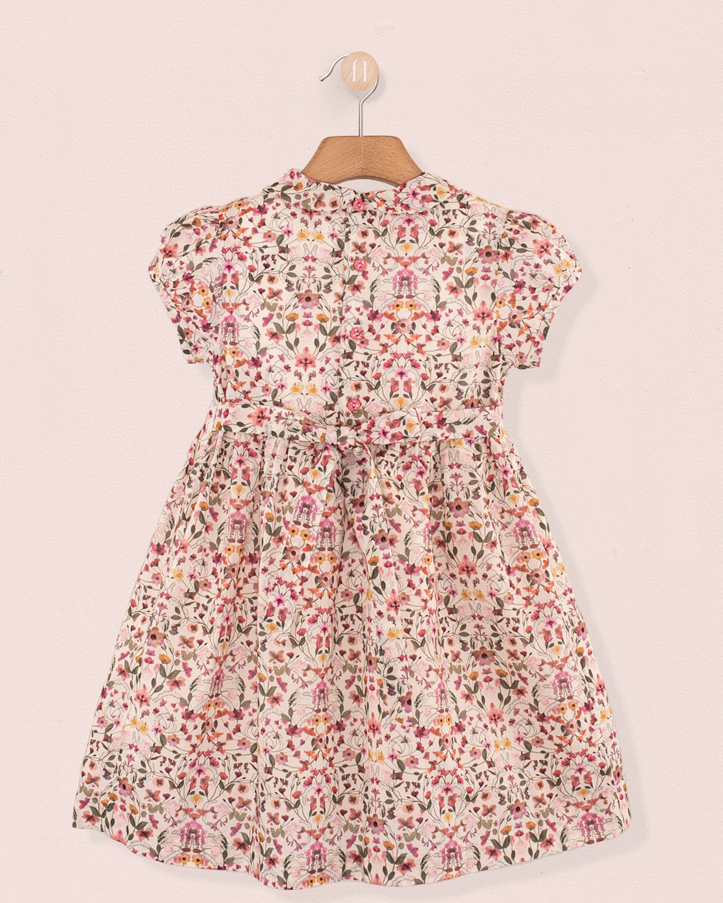 Violette Liberty Aurora Pink - Smocked Dress