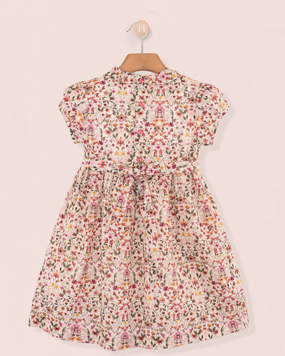 Violette Liberty Aurora Pink - Smocked Dress