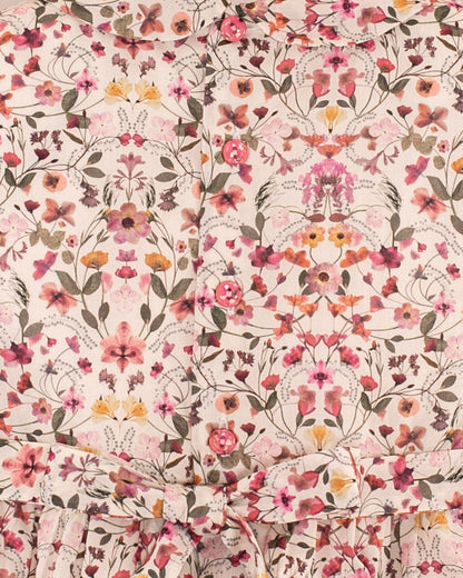 Violette Liberty Aurora Pink - Smocked Dress