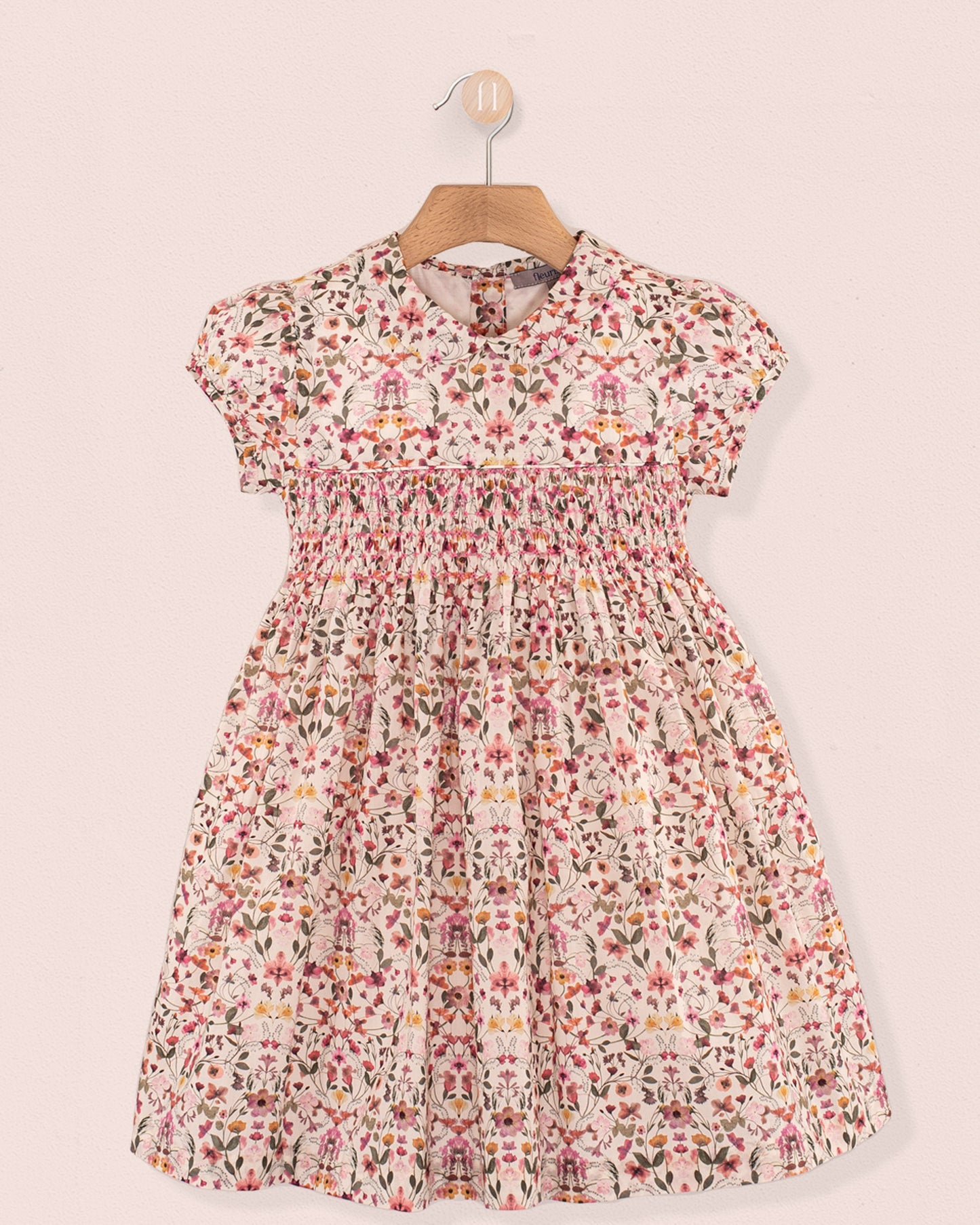 Violette Liberty Aurora Pink - Smocked Dress