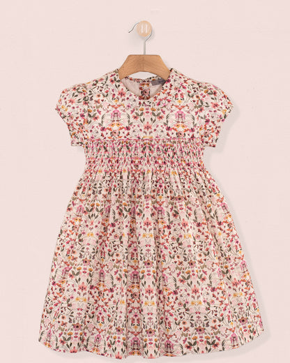 Violette Liberty Aurora Pink - Smocked Dress