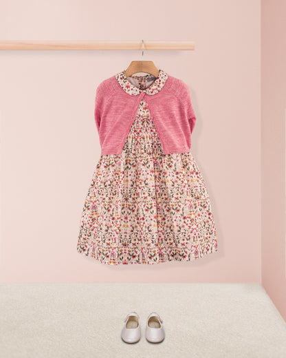Violette Liberty Aurora Pink - Smocked Dress