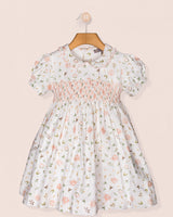 Valentina Soft Pink Toscana Smocked Dress