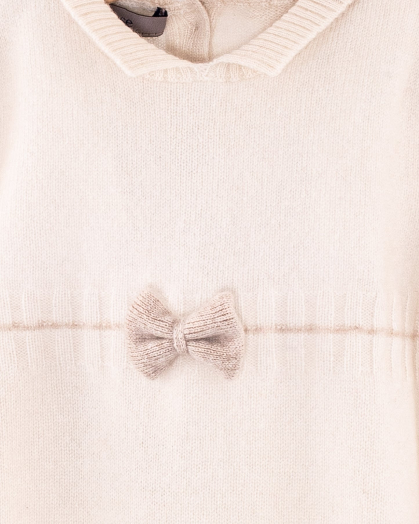 Valentine Cream Hearts Cashmere Romper - Romper