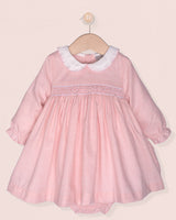 Baby Victoria Pink Vicky Flannel Dress Set